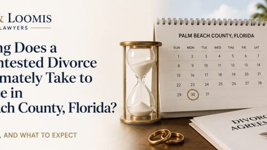 How Long Does a Non-Contested Divorce Approximately Take to Complete in Palm Beach County, Florida?